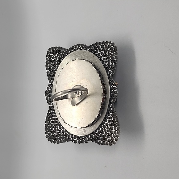 GASOLINE GLAMOUR STUDDED FORTUNE TELLER RING BLACK - Picture 4 of 6